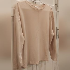 Mango blush colored pull-over top
